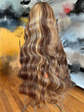 150 grams Loosewave 3 - tone caramel w/brown and blonde highlights - SPE