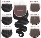 HD 5x5 Body Wave Closure