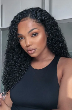 HD 13x4 Deep Curly Frontal Wig