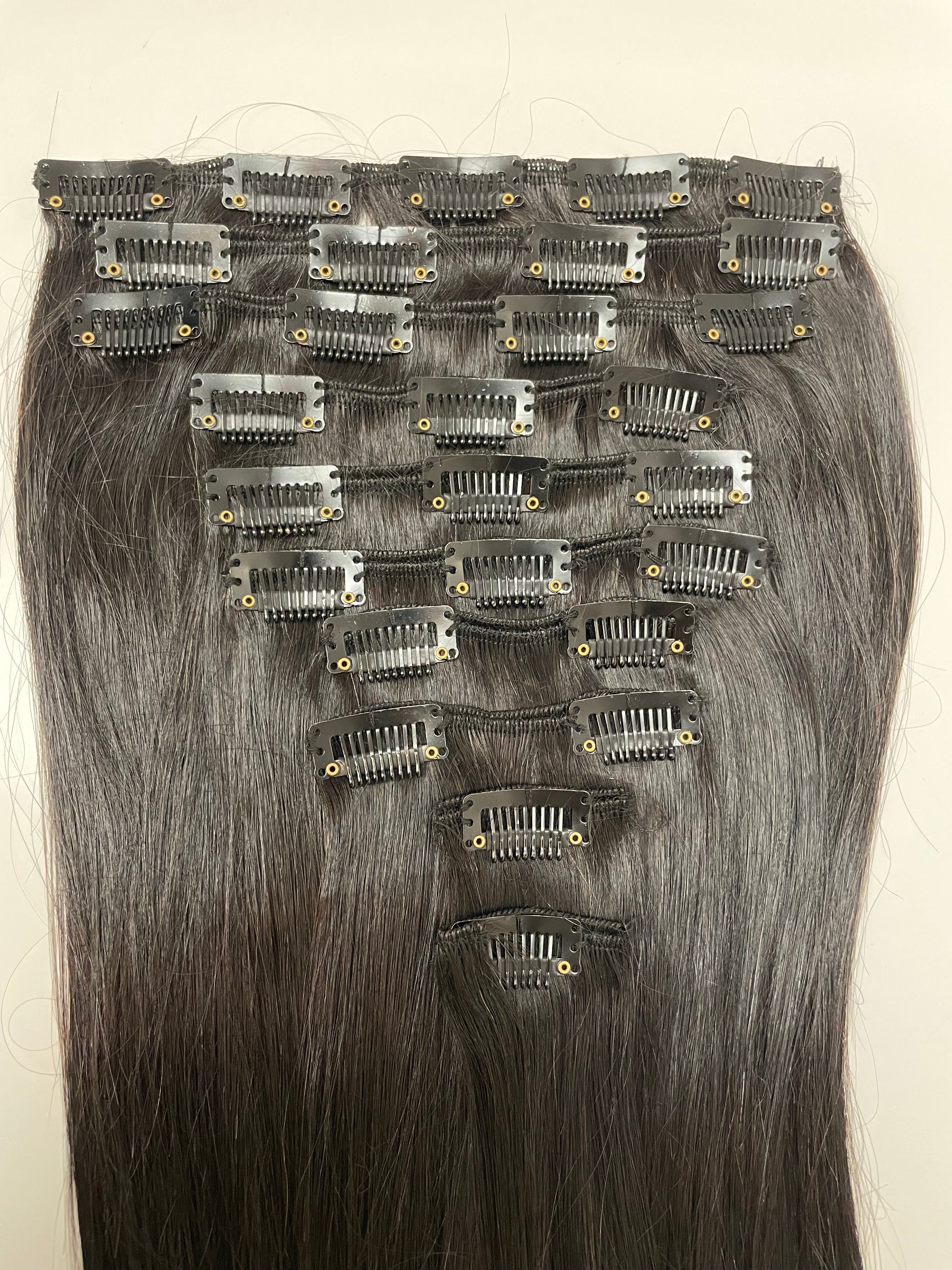 Clip-Ins Straight 10 Clips 1-8", 2-7", 3-5 1/2", 2-3", 2-1"