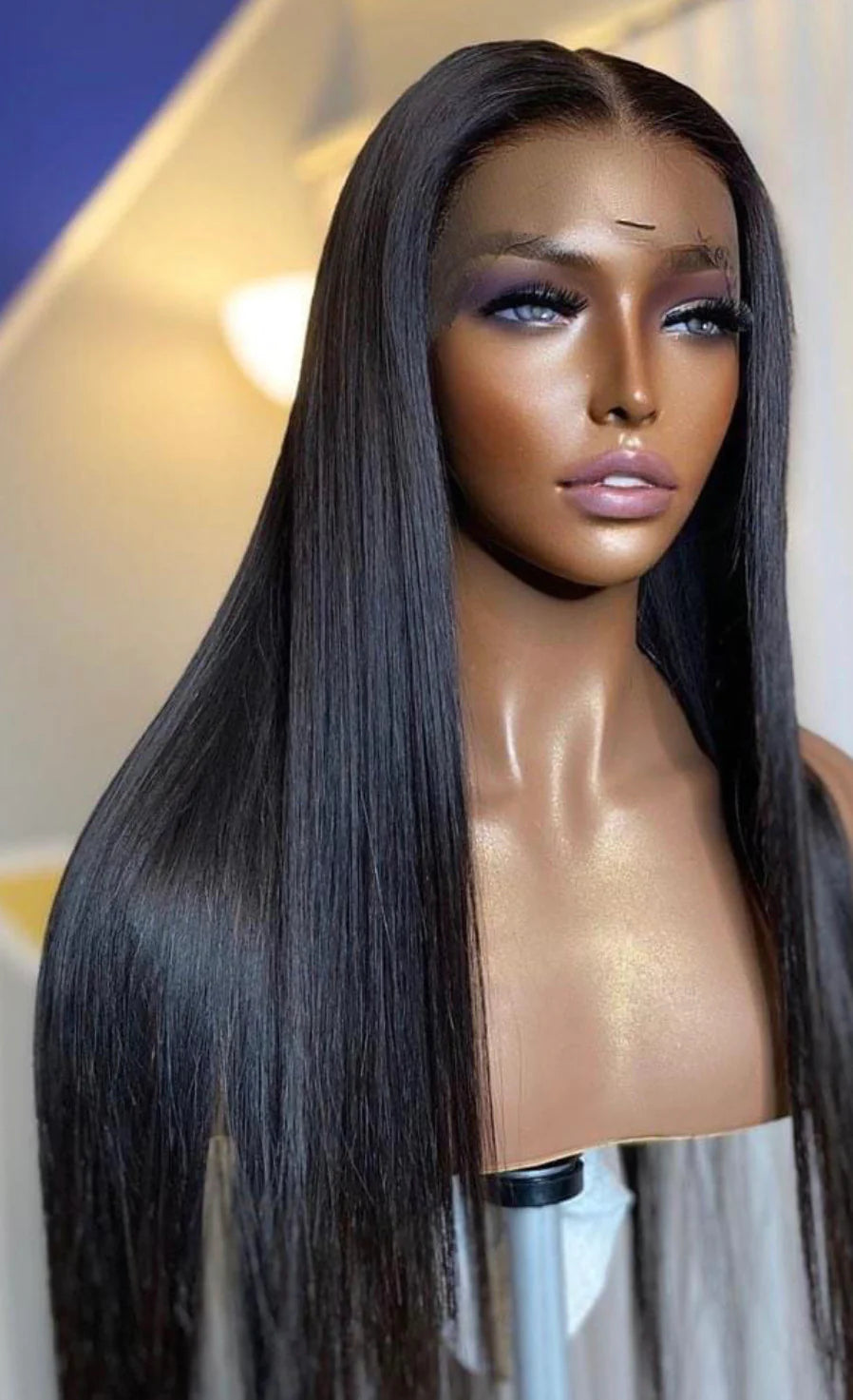 PREMIUM -  HD Frontal Straight Relaxed Wig - HANNA