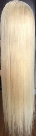 5x5 Transparent Closure Blonde Straight Wig