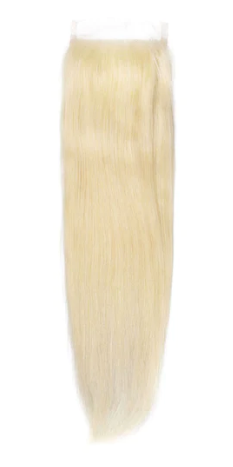 5x5 Transparent Closure Blonde Straight