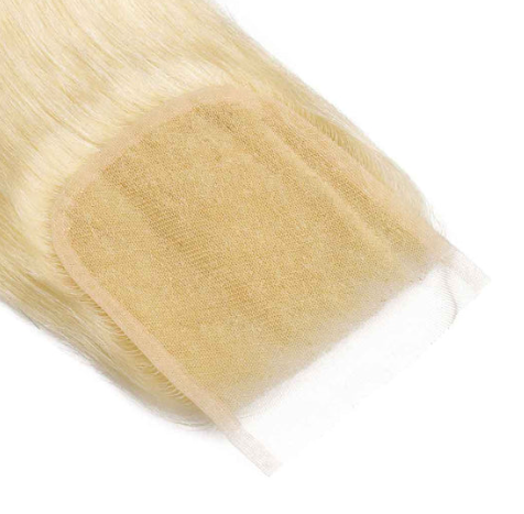 5x5 Transparent Closure Blonde Straight