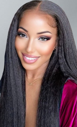 PREMIUM - HD Yaki Straight Frontal 13x4 Wig  - YOYO