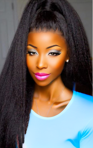 PREMIUM - HD Yaki Straight Frontal 13x4 Wig  - YOYO