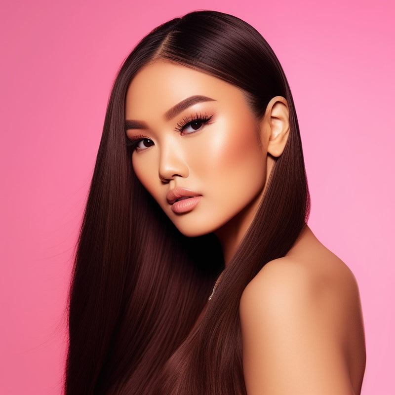 PREMIUM -  HD 30" Four Bundles Straight Frontal Wig - HERR