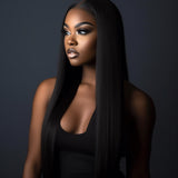 PREMIUM -  HD 30" Four Bundles Straight Frontal Wig - HERR